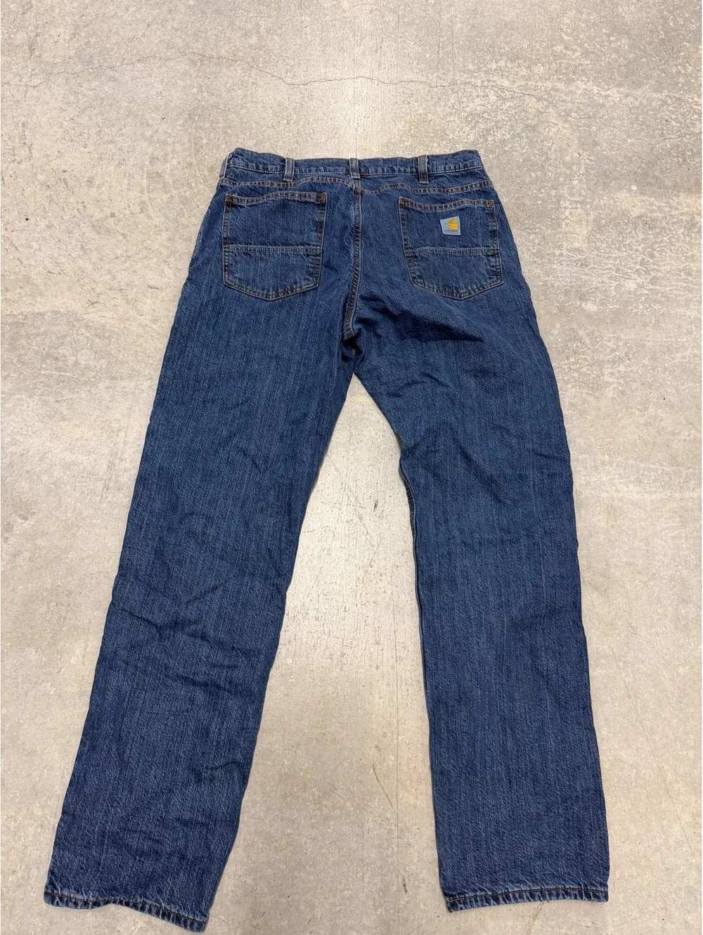 Carhartt Men's Relaxed Fit Flannel-Lined Denim Jeans - Style 104942